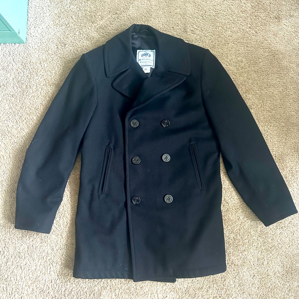 Vintage Sterlingwear USA Peacoat Black Men's Large 40L